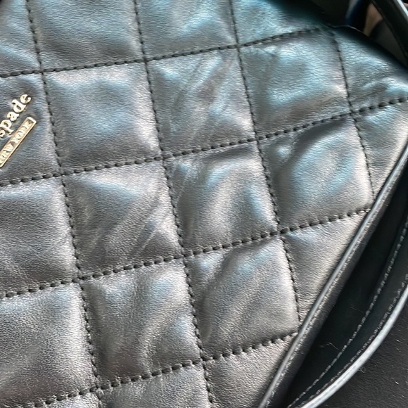COPY - Black, authentic Crossbody, Kate Spade purse with a chain - Picture 6 of 7
